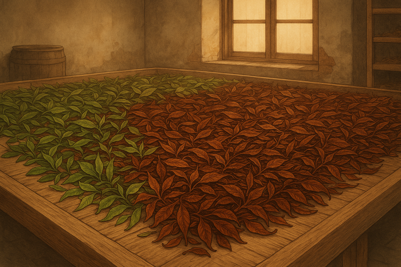 홍차를 표현한 이미지 AI 생성 이미지